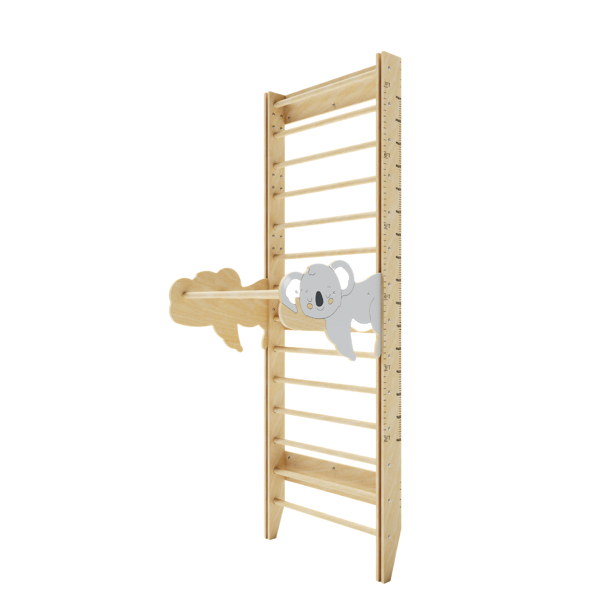 Koala Swedish Ladder Wall Gym – Montessori Climbing Wall & Kids