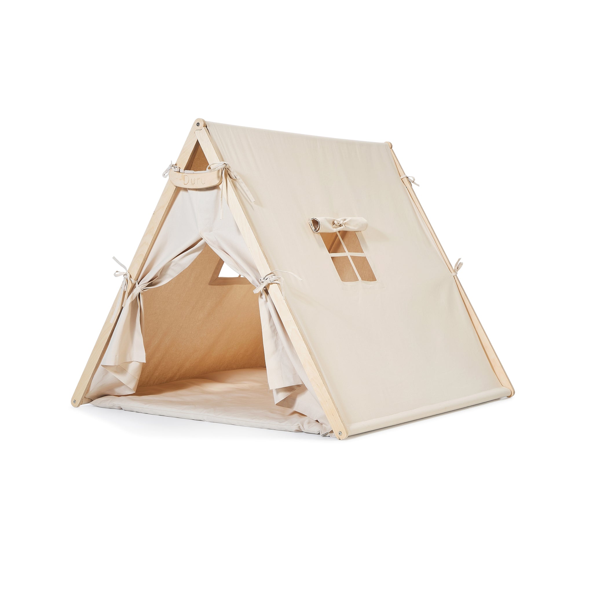 squirrel play wooden teepee tent Personalizable A-Frame Play Tent – Simre Kids