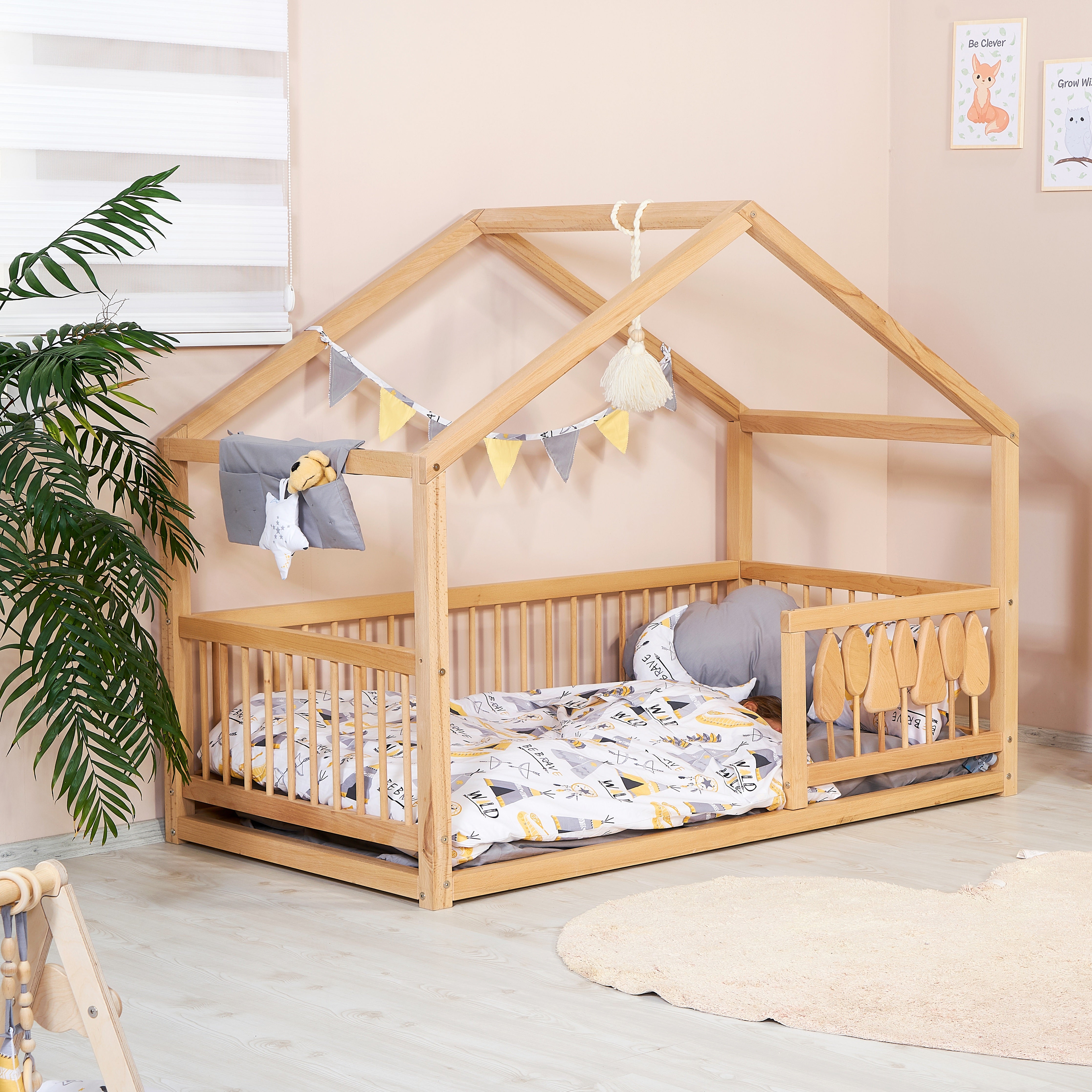 Montessori Bed For Baby Toddler USA Made Full Or Twin Montessori